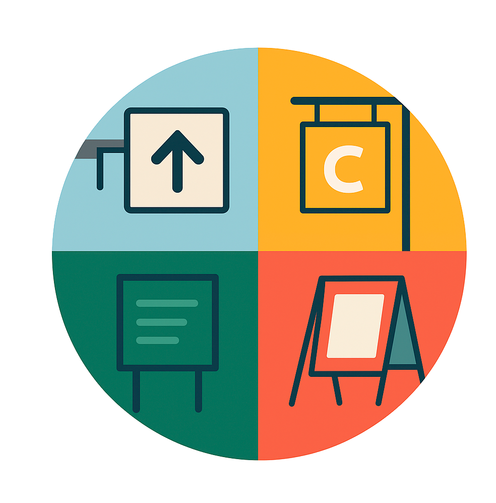 Nos services de signalétique sur-mesure